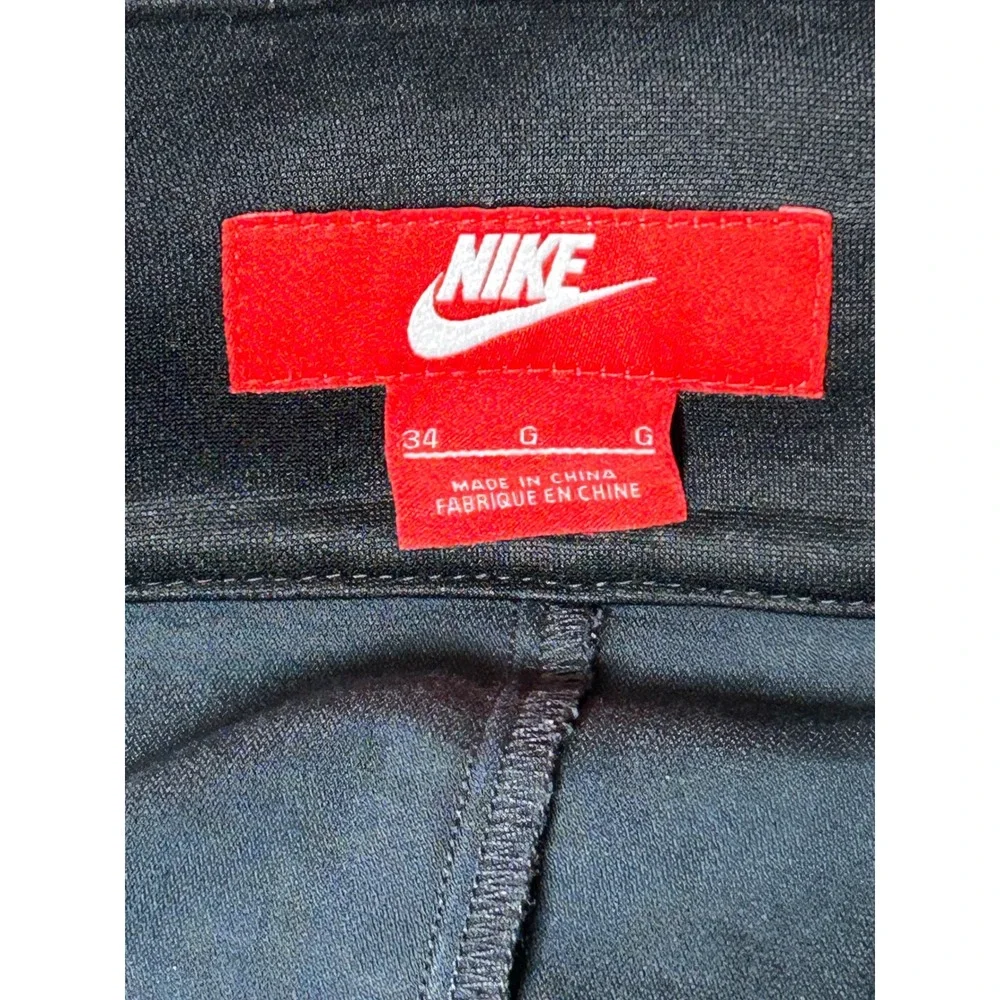 Nike Bonded Woven Pants Mens 34 Green Solid Tech Bonded Pocket 727344-010